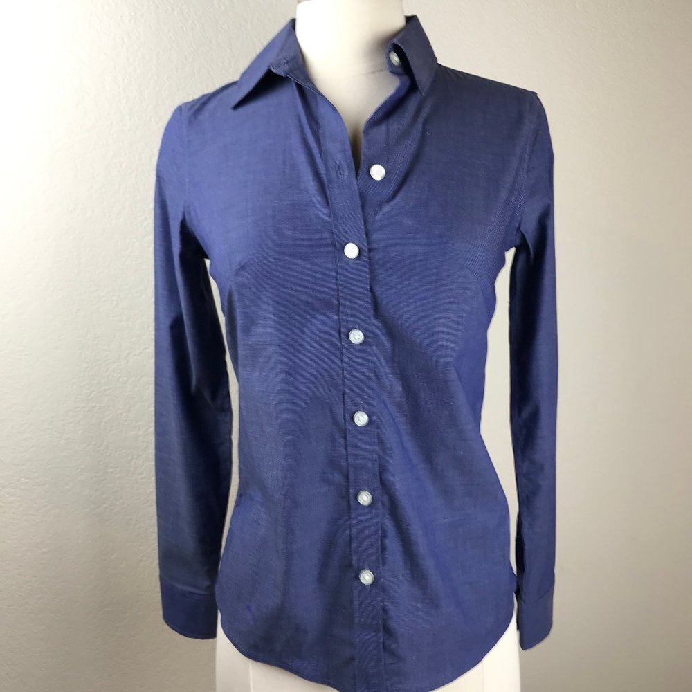 Banana Republic Non-Iron Fitted Shirt Size 00